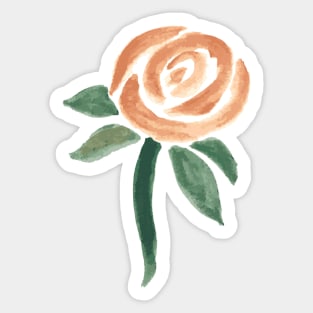 Watercolor single Flower Sticker